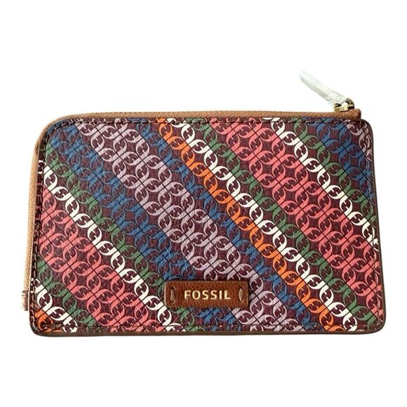 Fossil Handbags - Fossil Jori Zip Card Case Multicolor SWL2879844